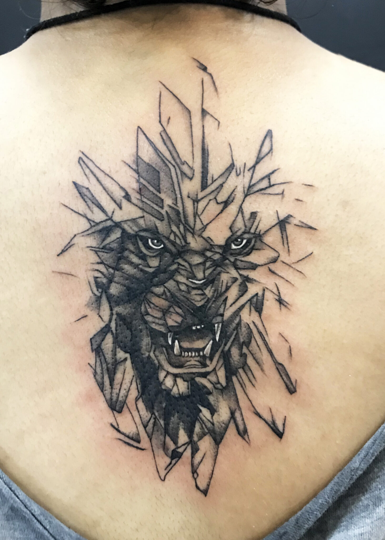 lion eshita tattoo