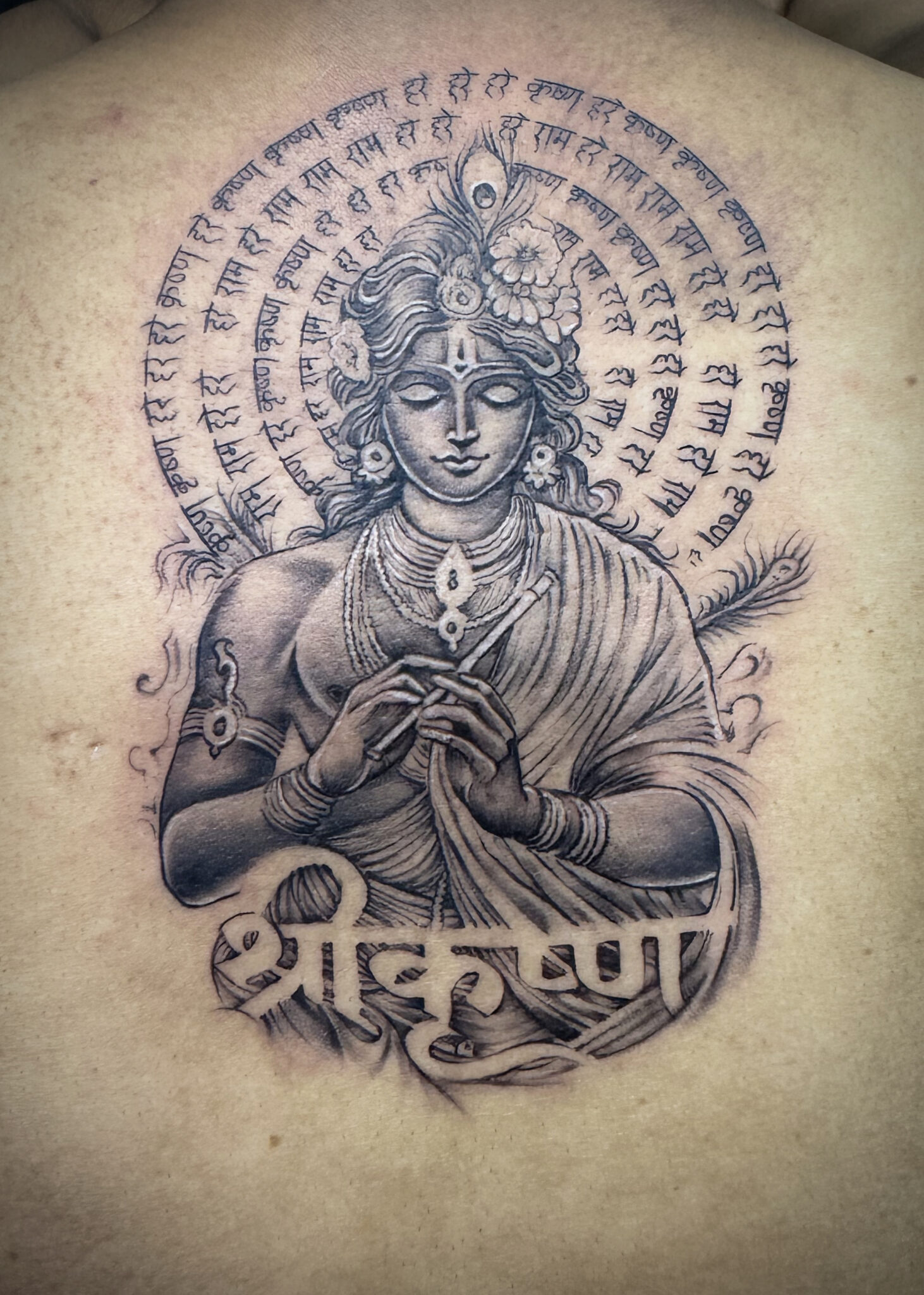 Krishna tattoo 01